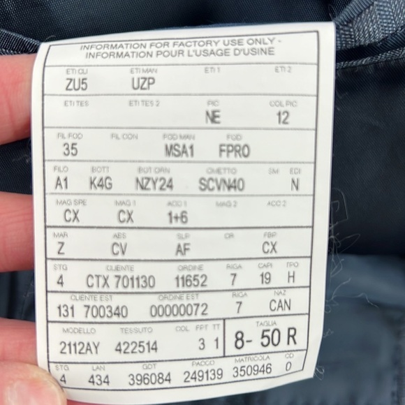 Ermenegildo Zegna Men's charcoal check suit jacket - Picture 9 of 13